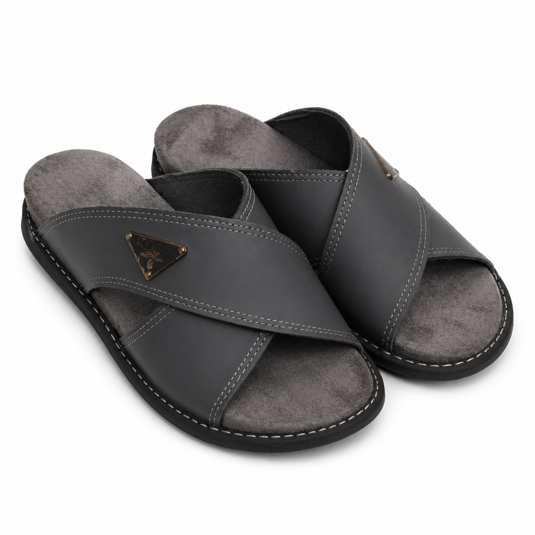 Premium Grey Casual Open Toe Sandals