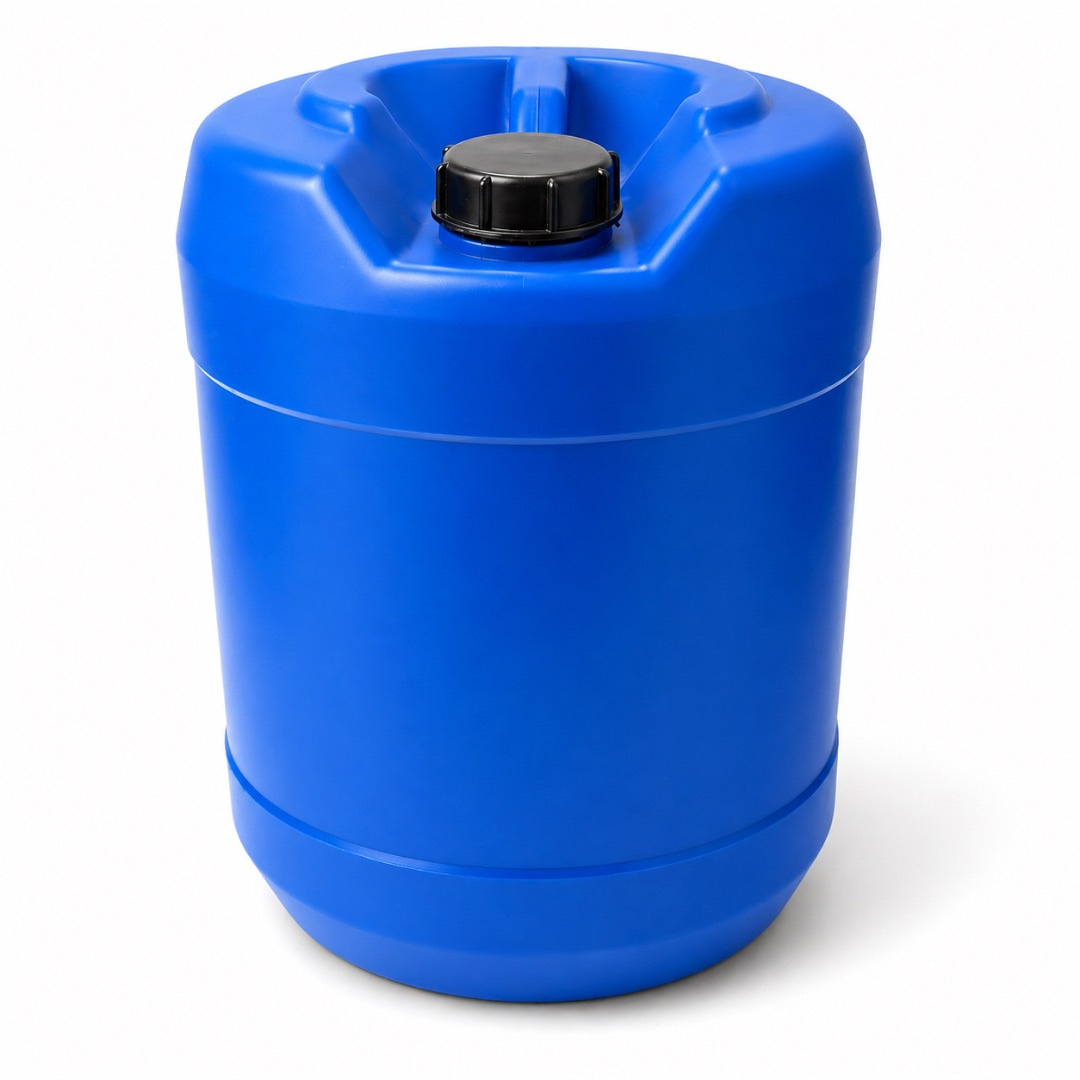 Blue Water Storage Container with Screw Cap