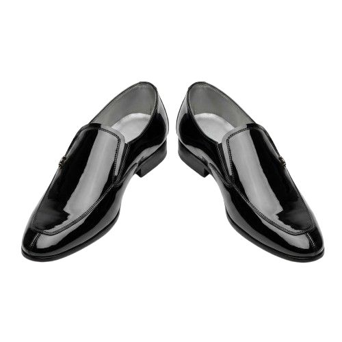 Classic Black Patent Leather Loafers