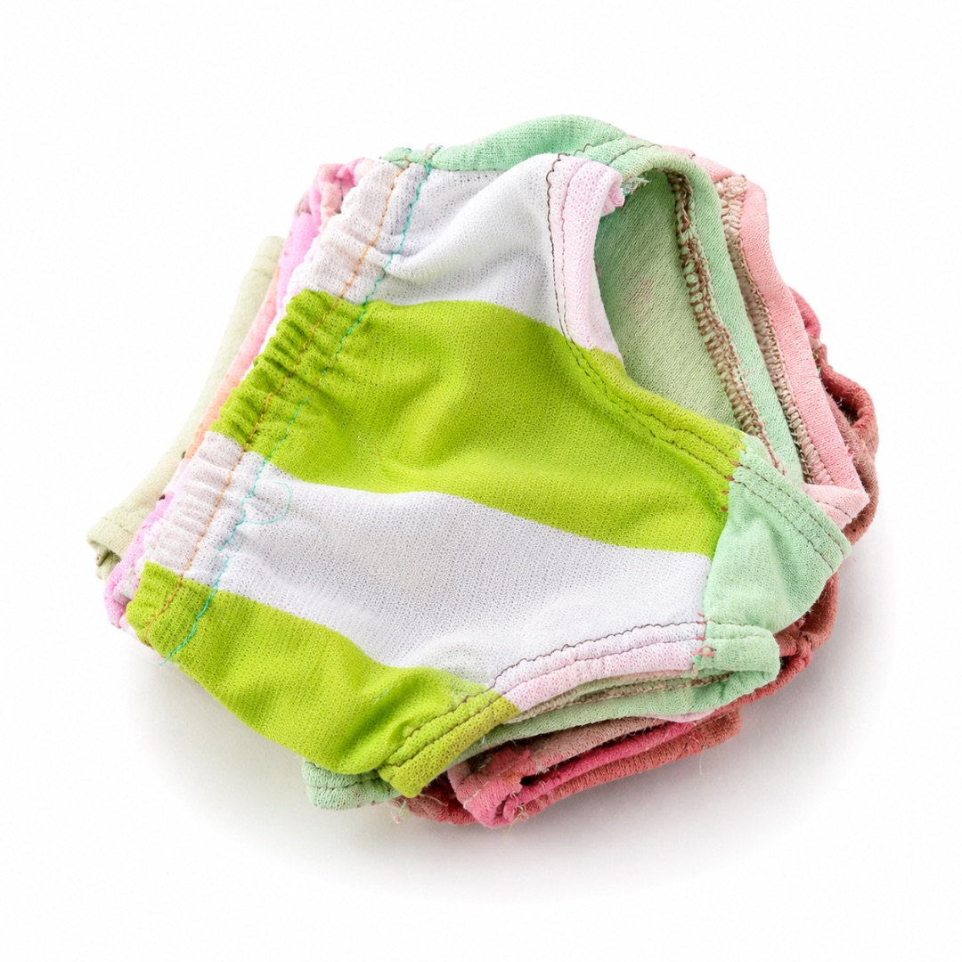 Soft Stripe MultiColor Infant Training Pants Set