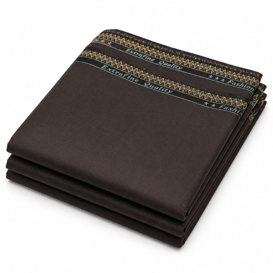 Dark Brown Traditional Fabric