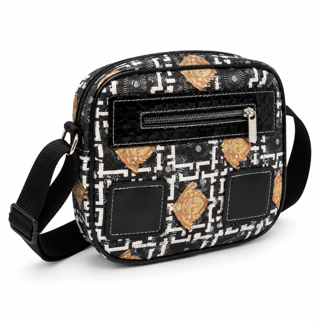 Luxury Patterned Crossbody Shoulder Bag  for Men