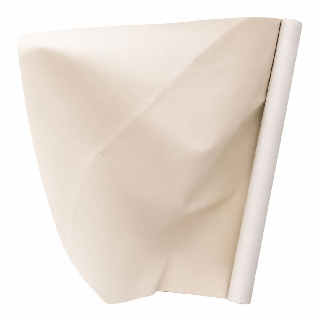 Plain Beige Leather Material Sheet
