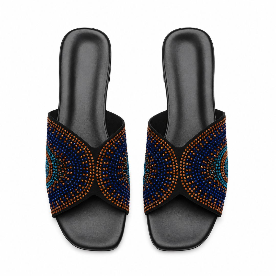Quality Stylish ladies Slip On Sandals with Beadwork
