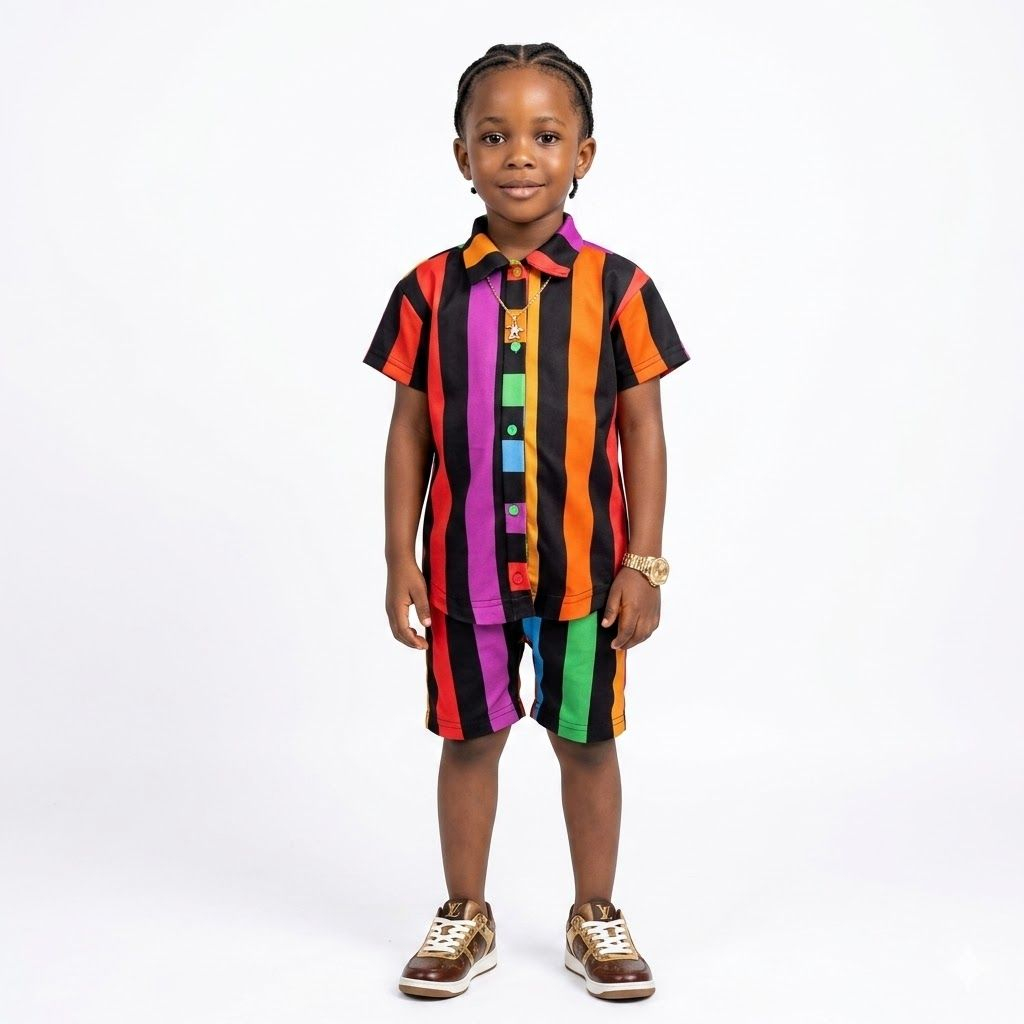 Neon Chroma Stripe Sport Set
