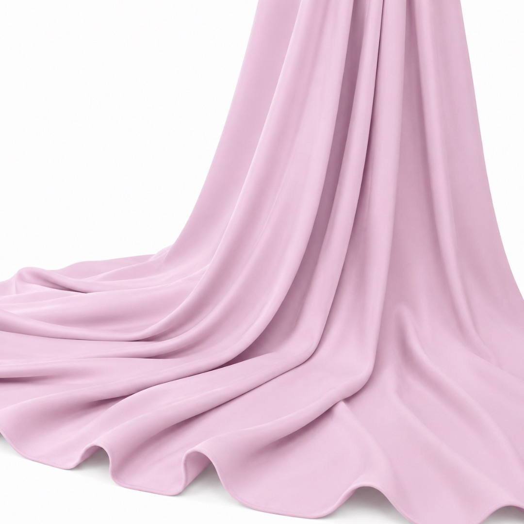 Luxury Blush Pink Satin Fabric