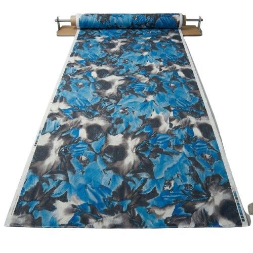 Blue and Black Ankara Fabric