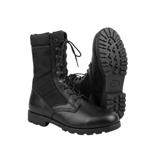 Black Tactical High Cut Boots