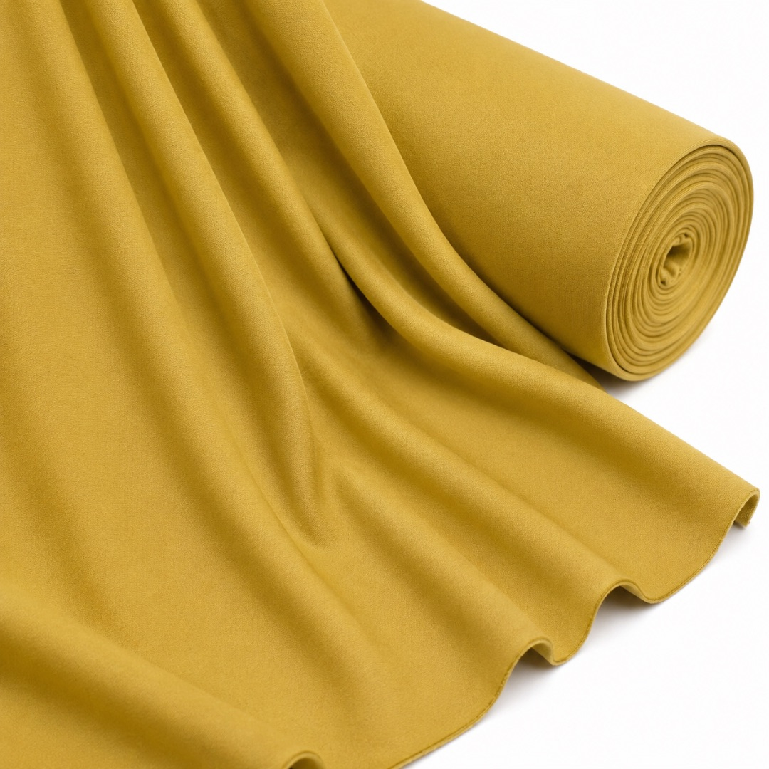 Premium Mustard Yellow Soft  Fabric