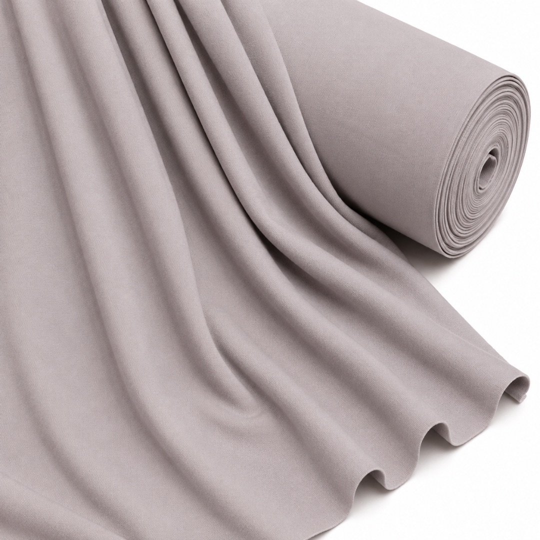 Luxury  Pearl Beige Smooth stain Fabric