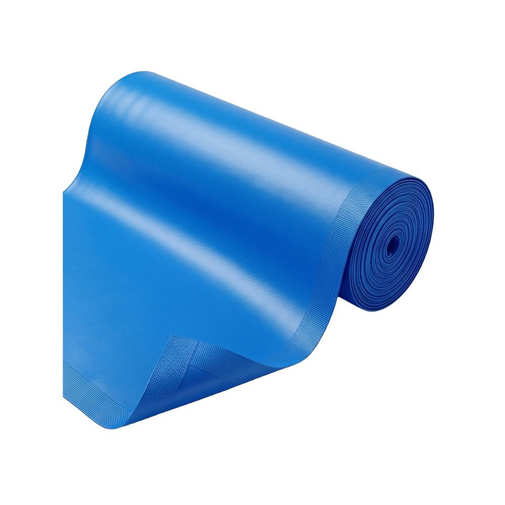 Premium Blue Leather Material