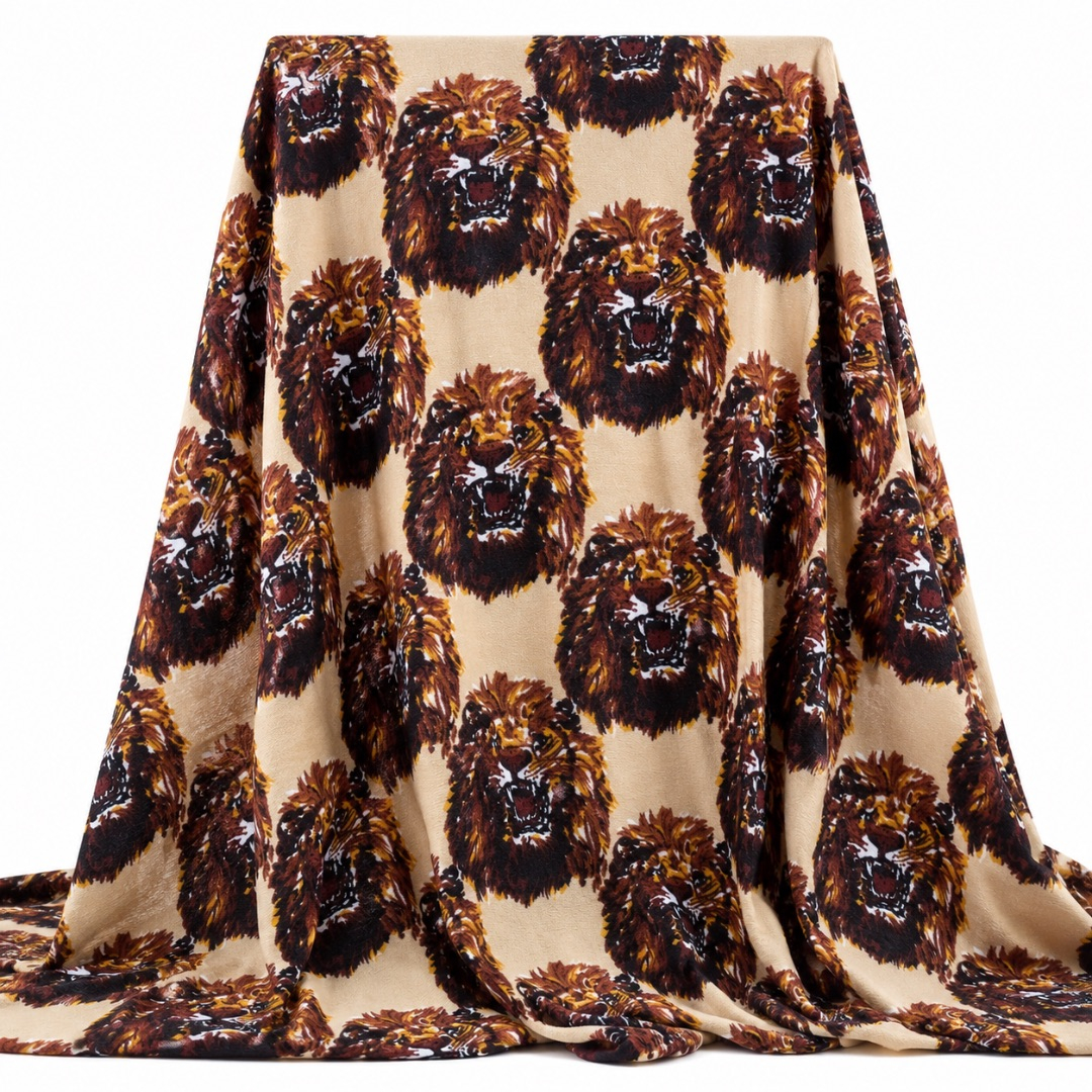 Luxury Beige Royal Isi Agu Traditional Native fenico Fabric