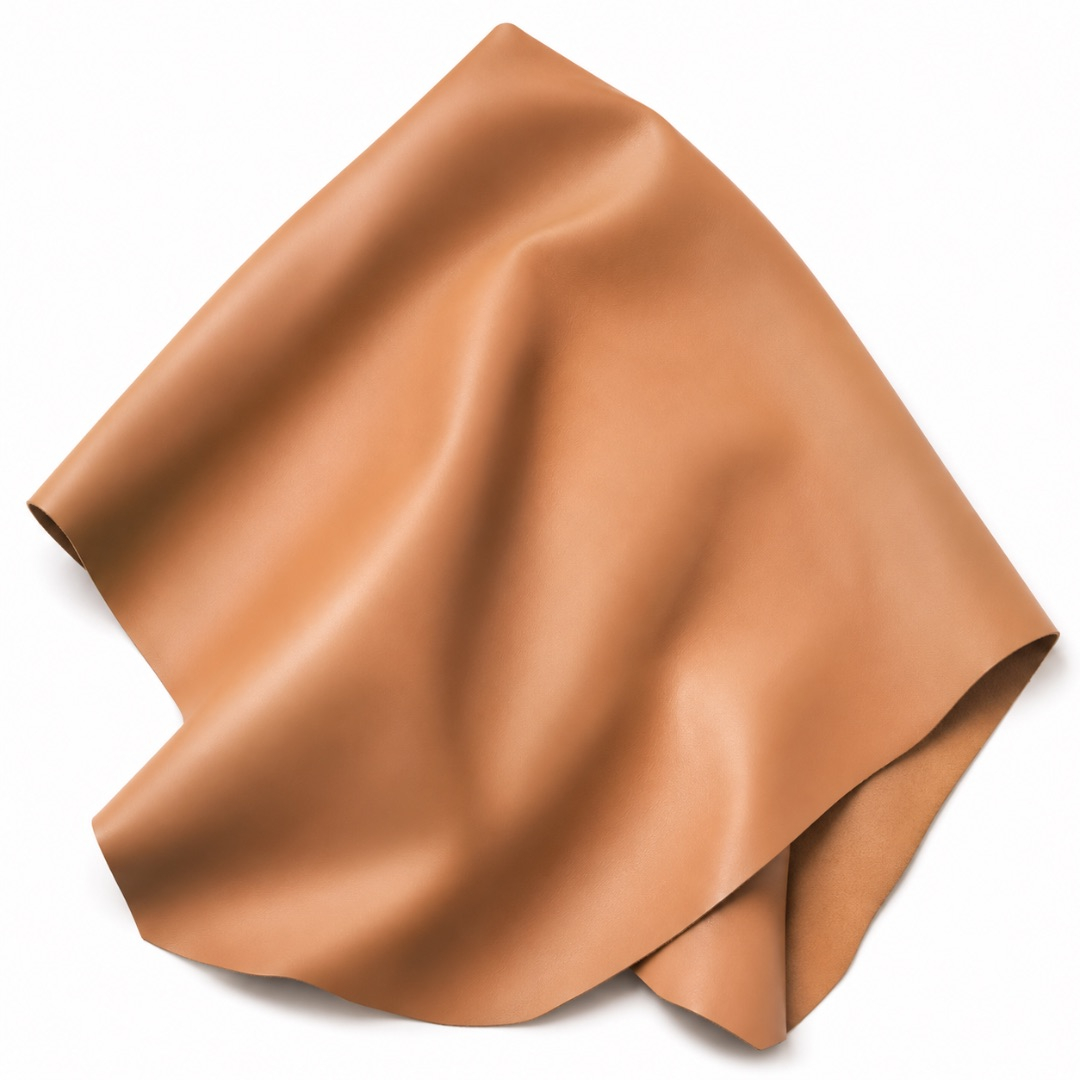 Premium Camel Tan Synthetic Leather Material