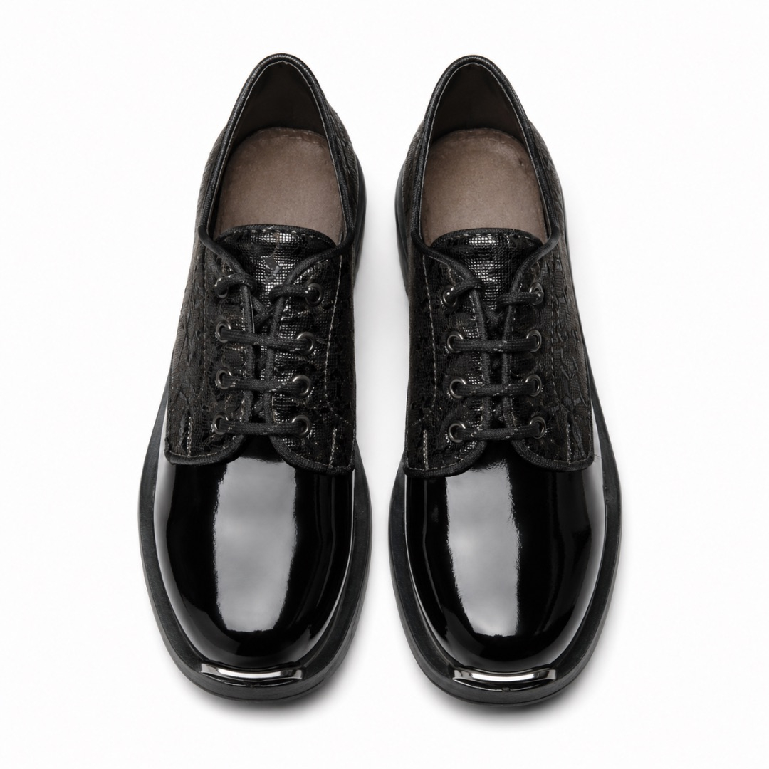 Mens Glossy Lace Up Formal Shoe