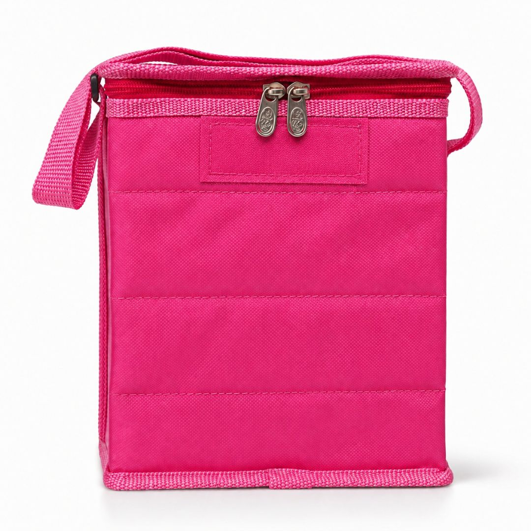 Pink Insulated Cooler Lunch Bag