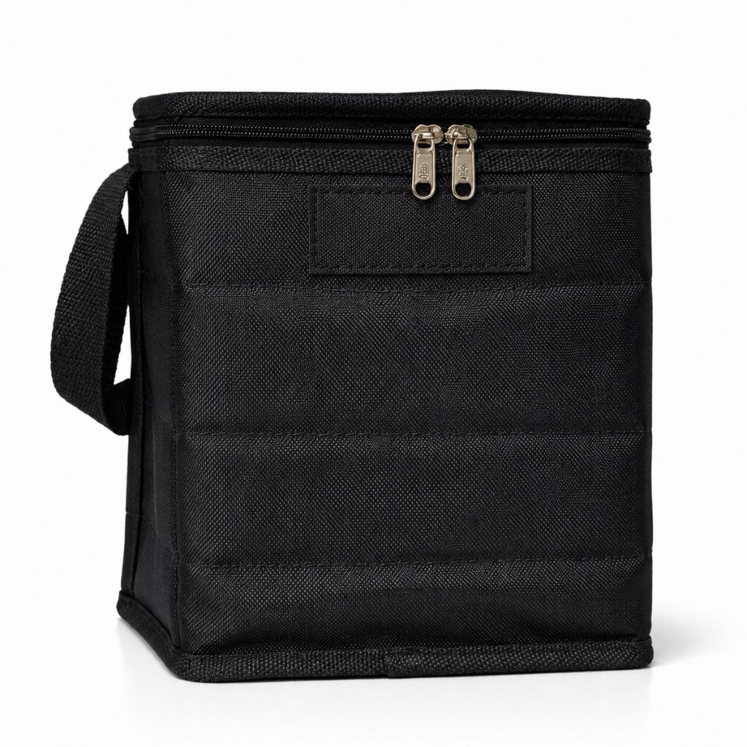 Black Insulated Cooler Storage Bag