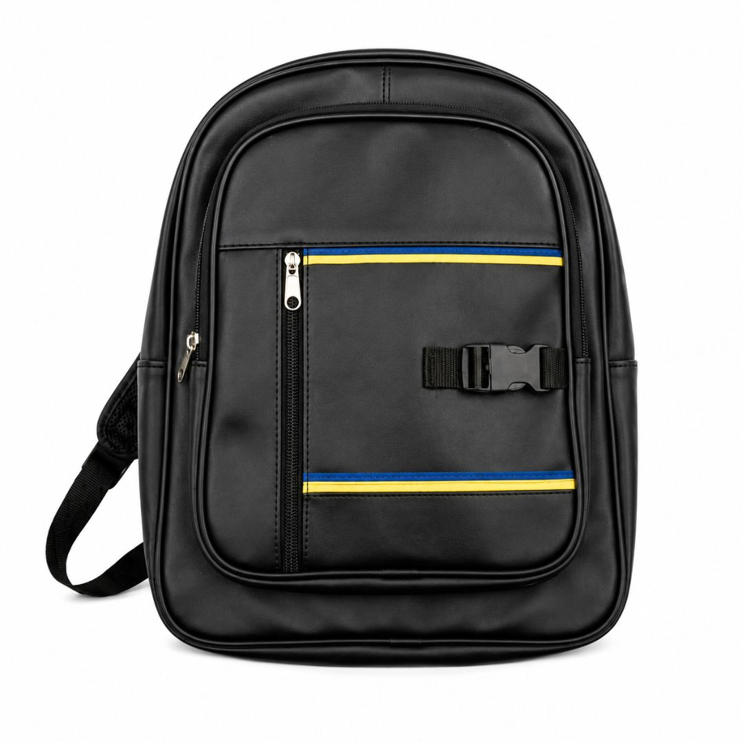 Sporty Striped Tech Backpack