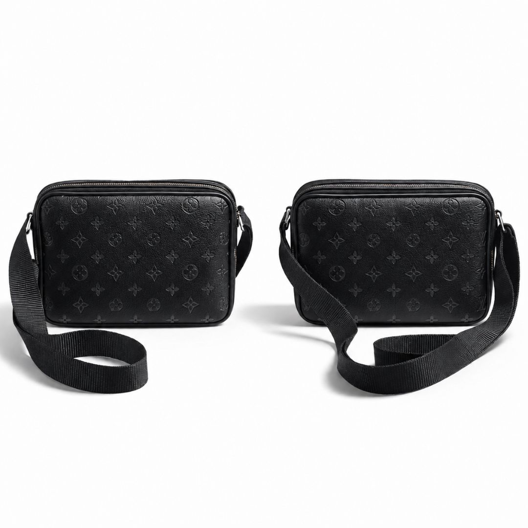 Quality black Crossbody Sling Bag with Adjustable  Strap