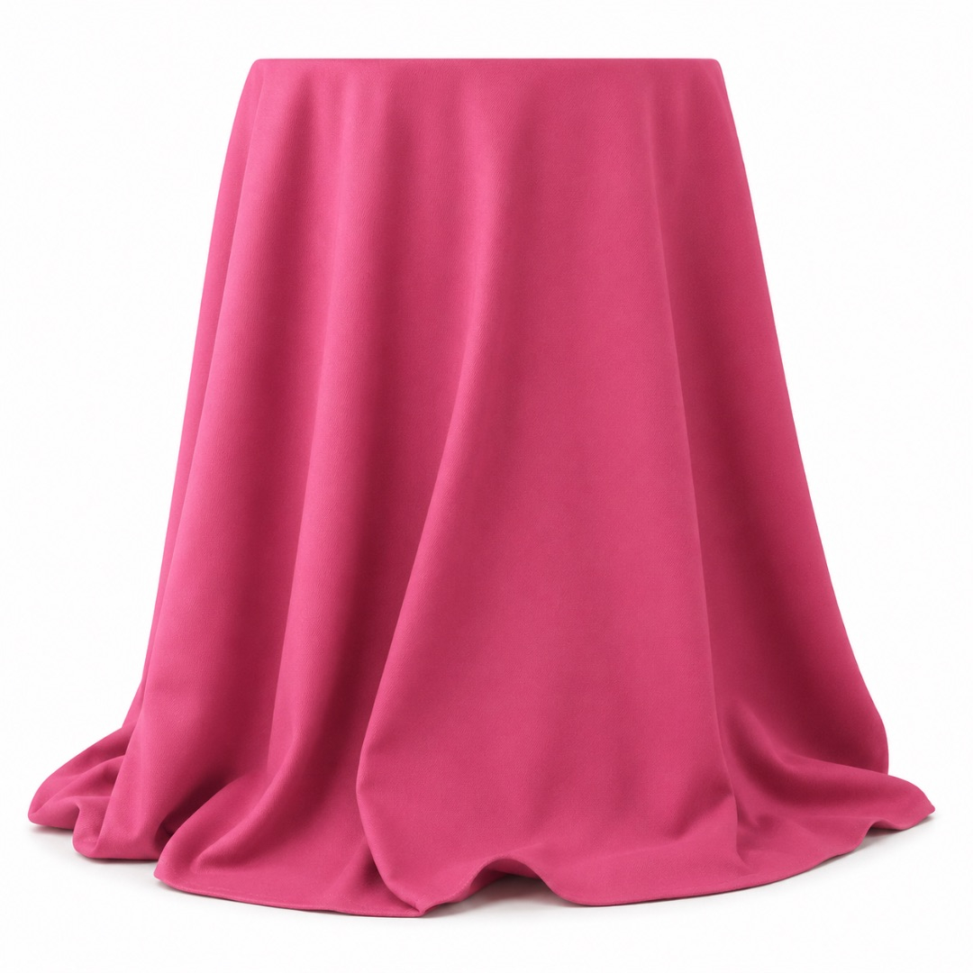 Premium Magenta Twill Fabric