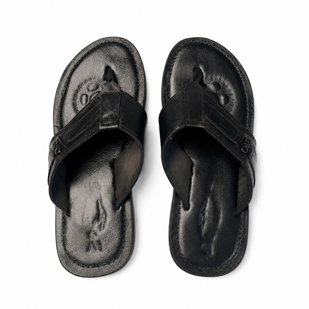 Classic Leather Toe Post Sandal