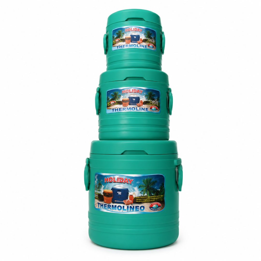 Insulated Beverage Cooler set with Tap and Carry Handles