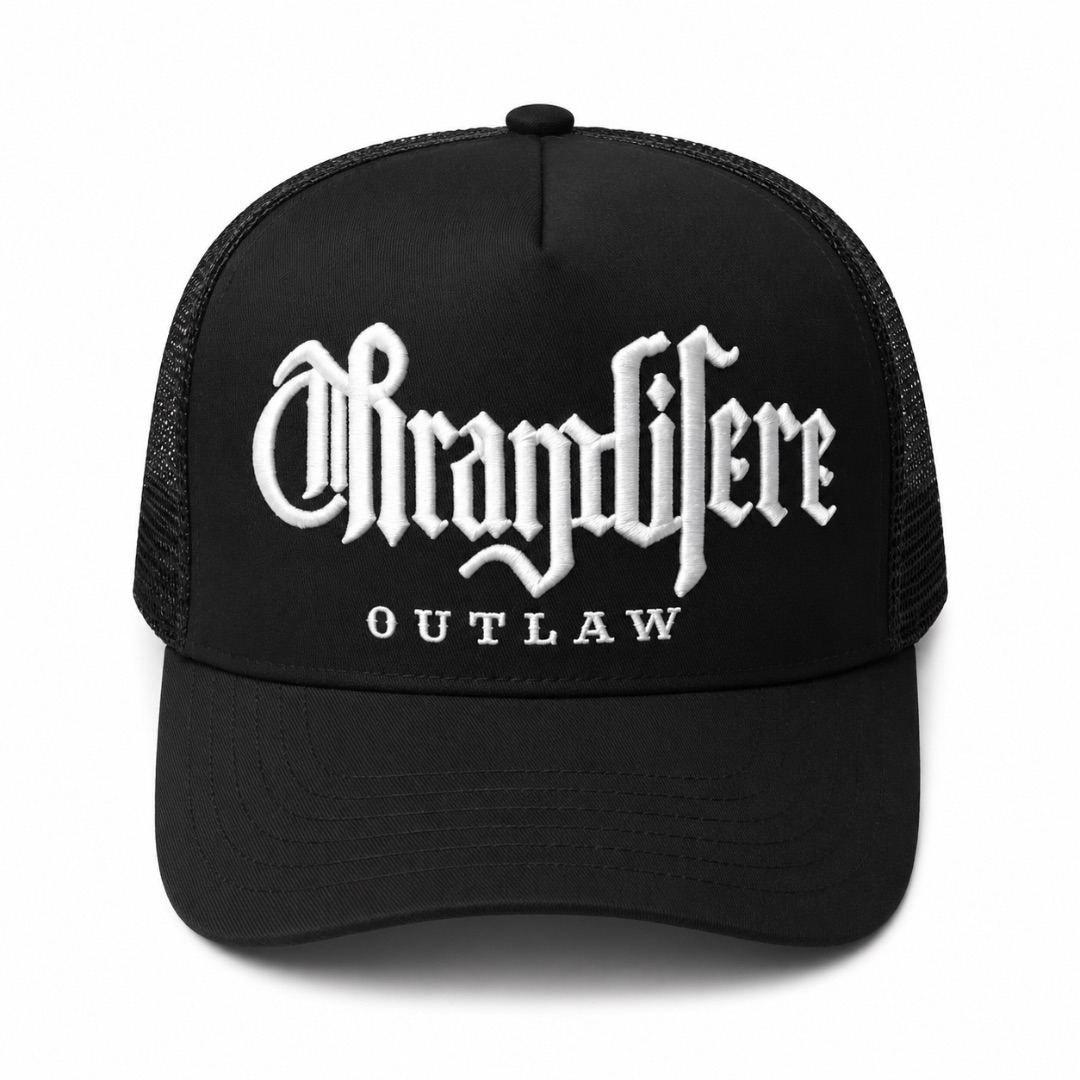 Mangler Premium Black Trucker Cap