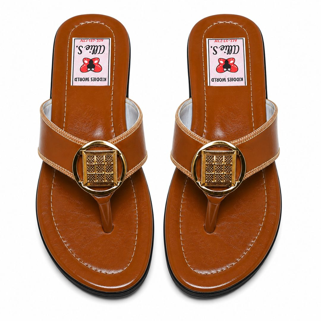 Womens Comfort Thong Wedge Sandal