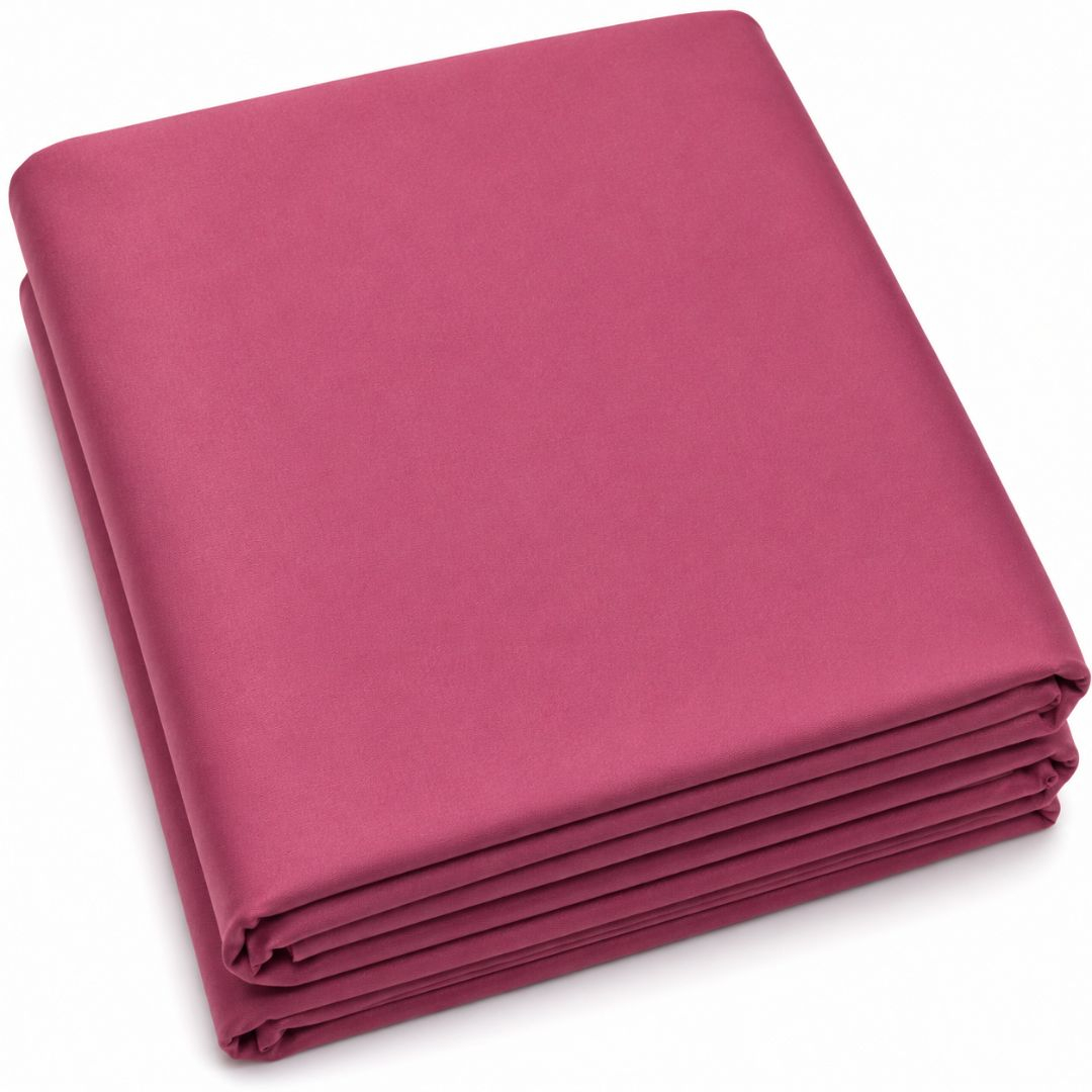Fuchsia Deep Pink Plain Crepe Fabric
