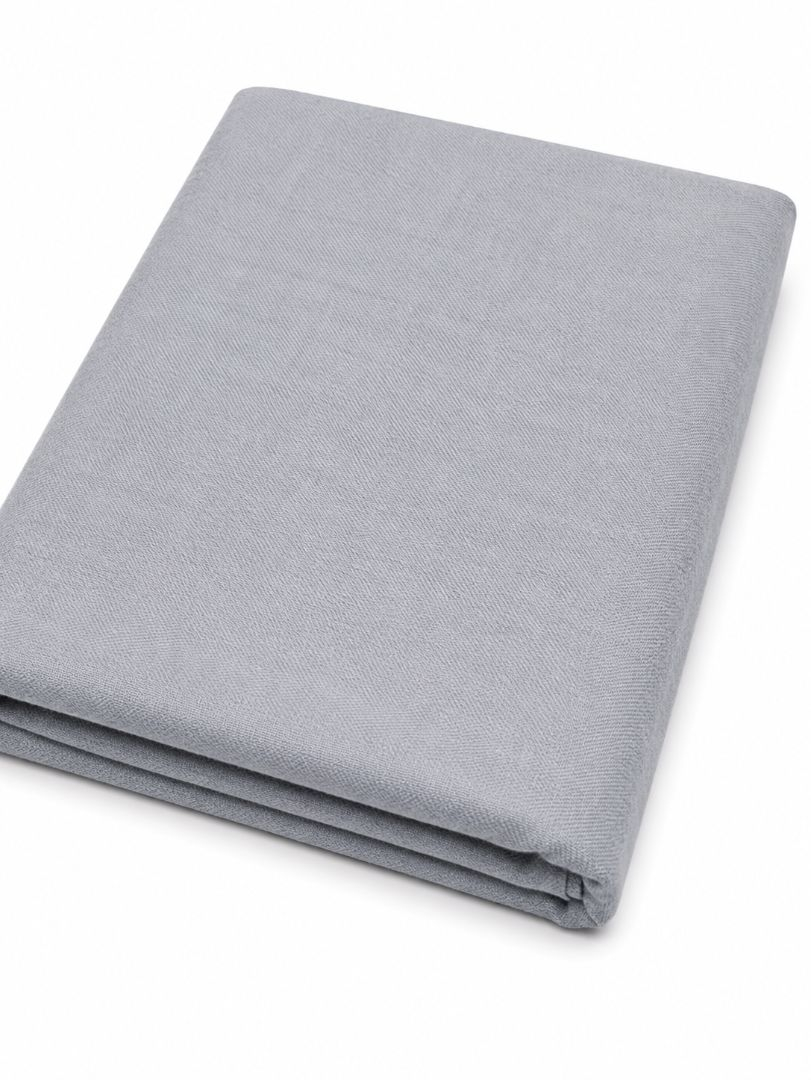 Premium Light Grey Plain Fabric Elegant Textile