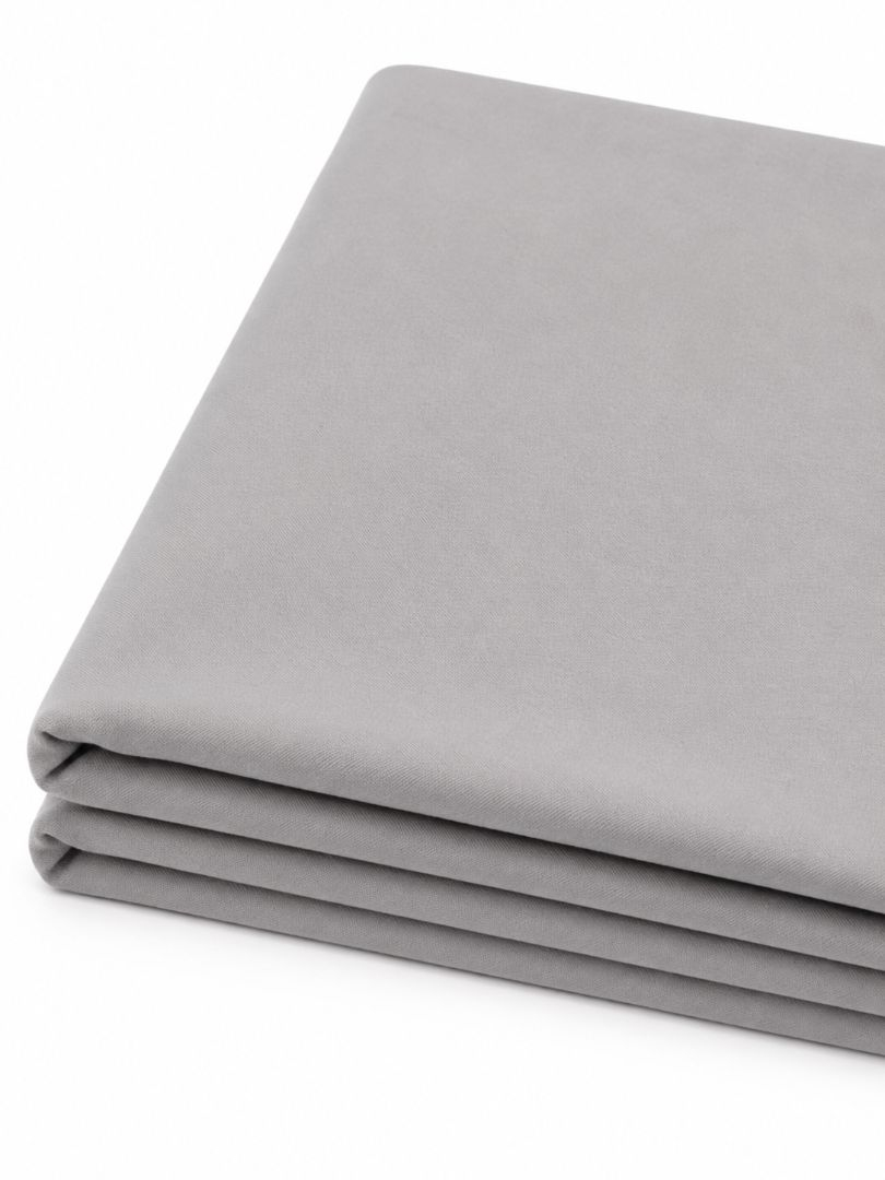 Premium Light Grey Twill Fabric