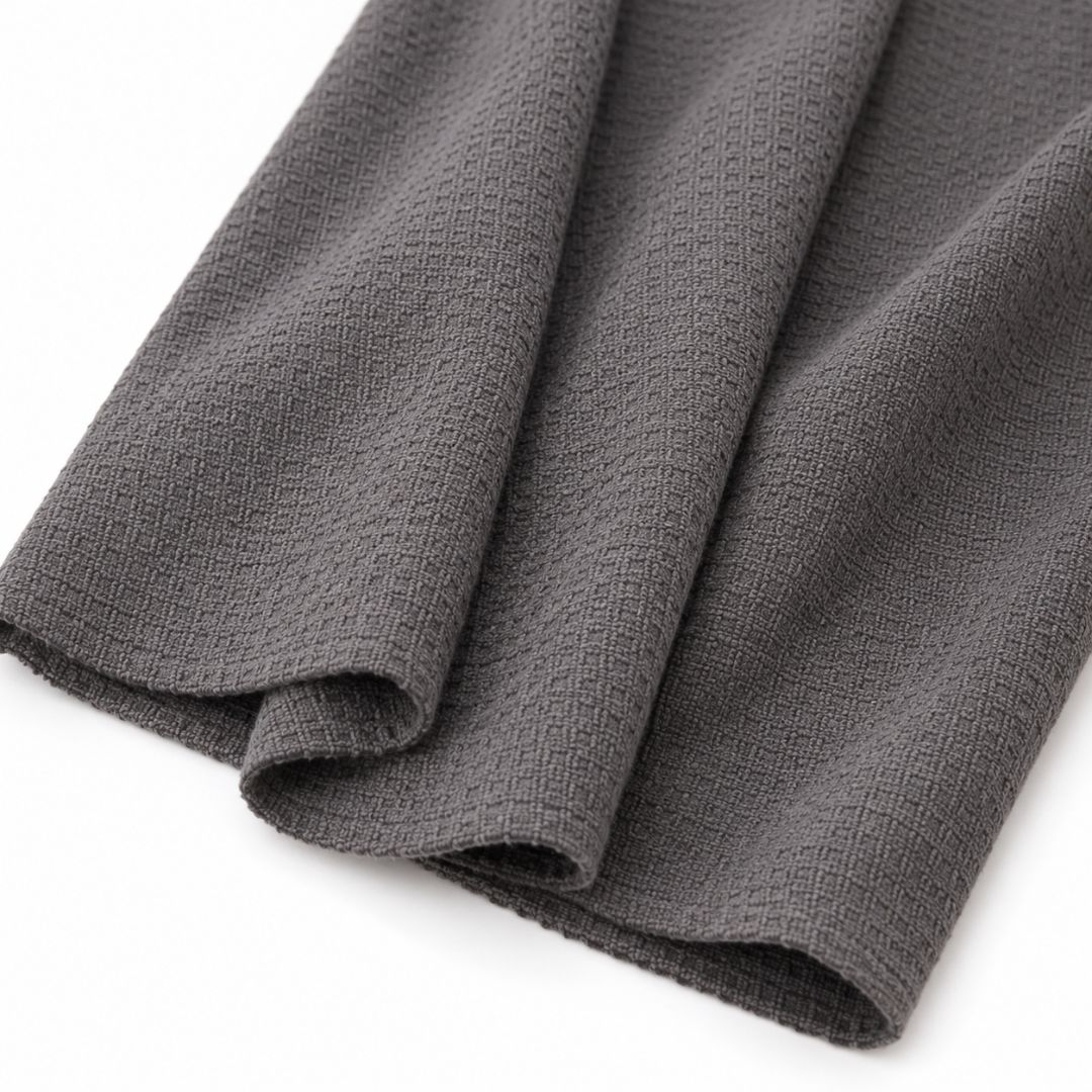 Slate Haven Textured Weave Fabric