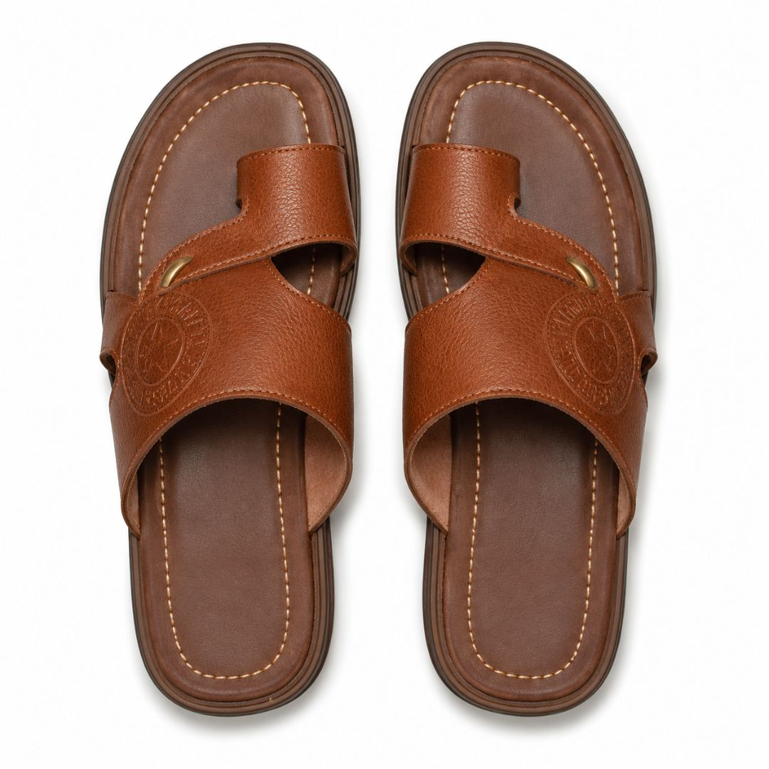 TerraCraft Heritage Leather Slides