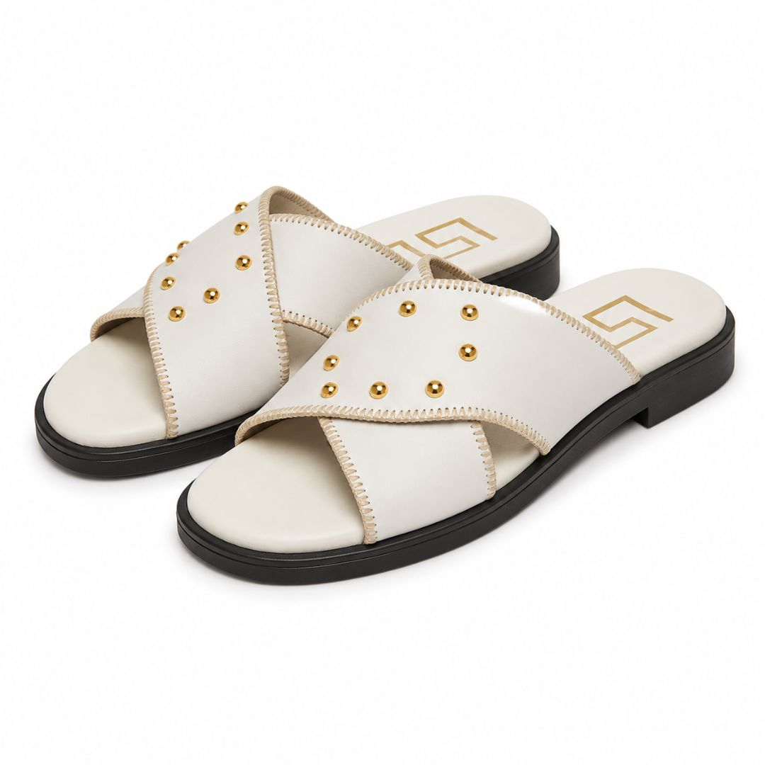 Luna Crest Studded Comfort Slides