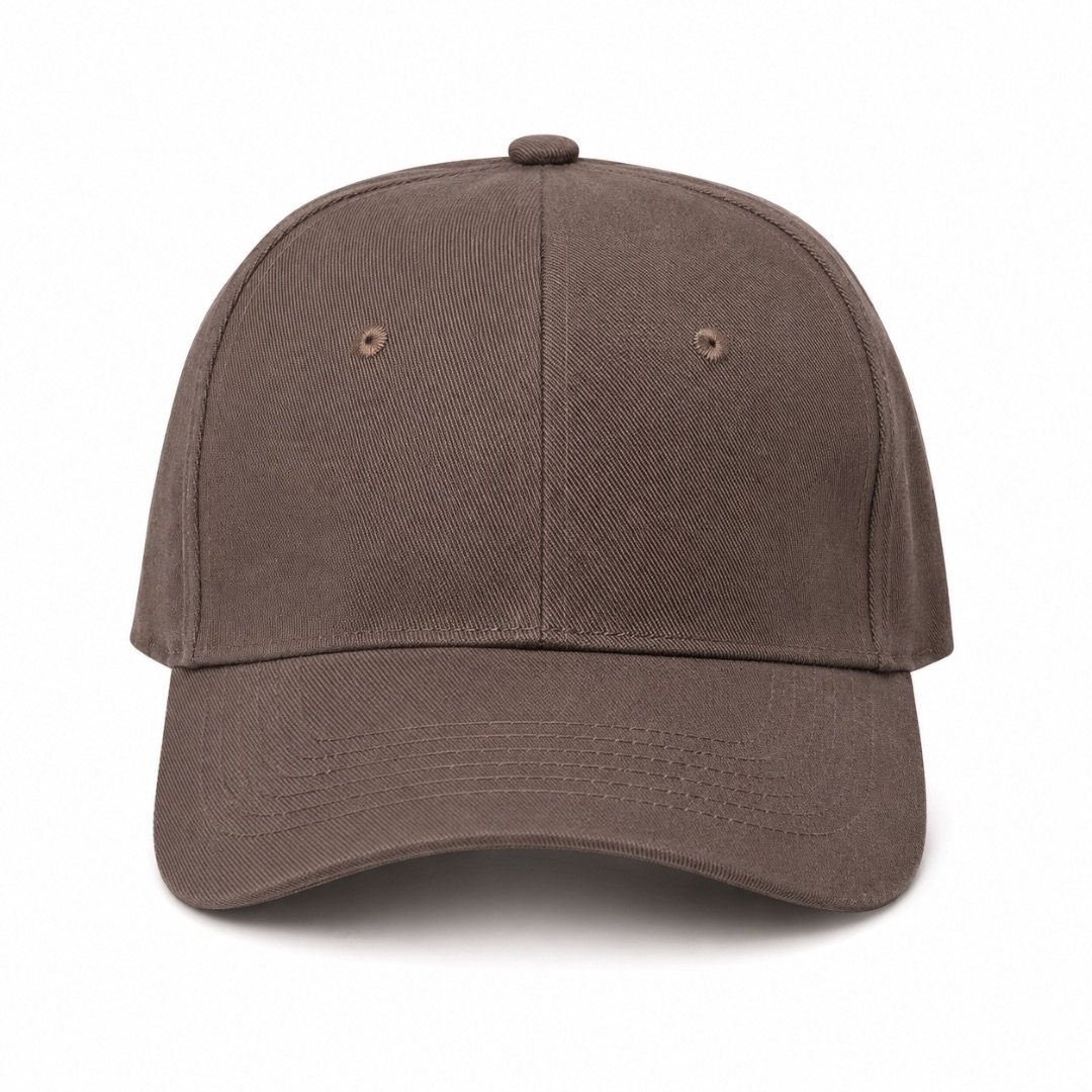 Premium Coffee Brown Adjustable Baseball Cap