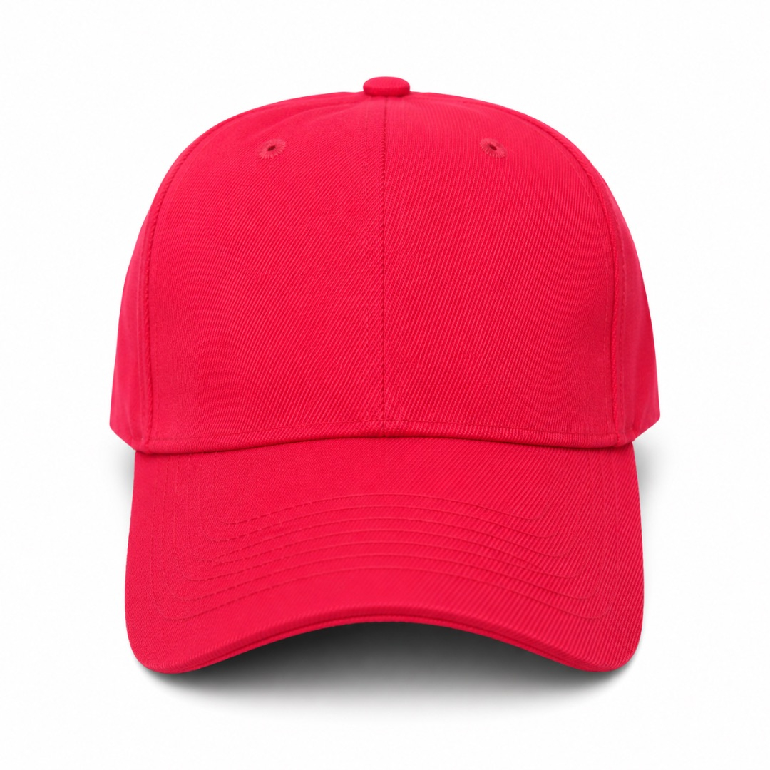 Premium Red Adjustable Baseball Cap