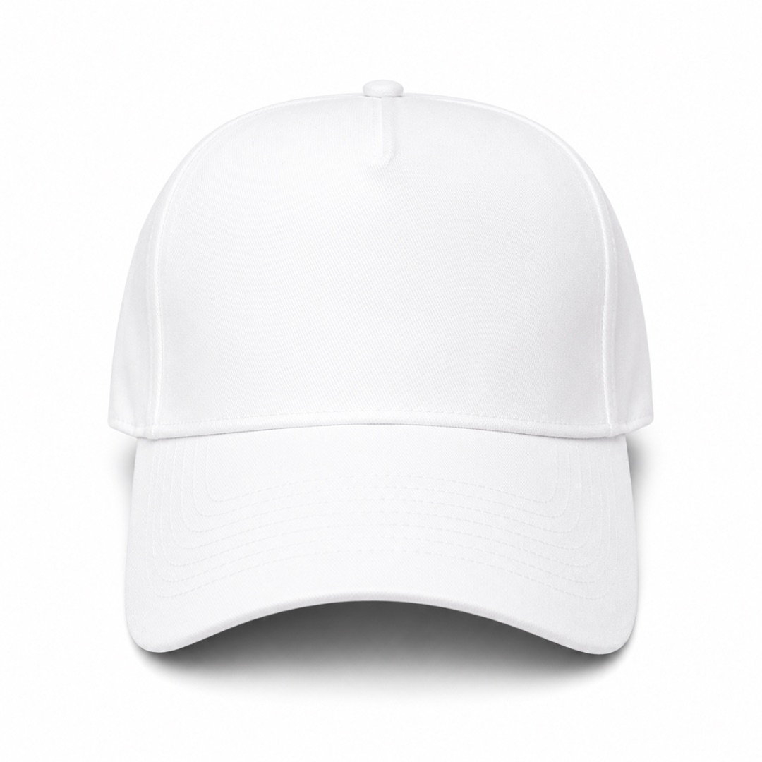 Premium White Adjustable Baseball Cap