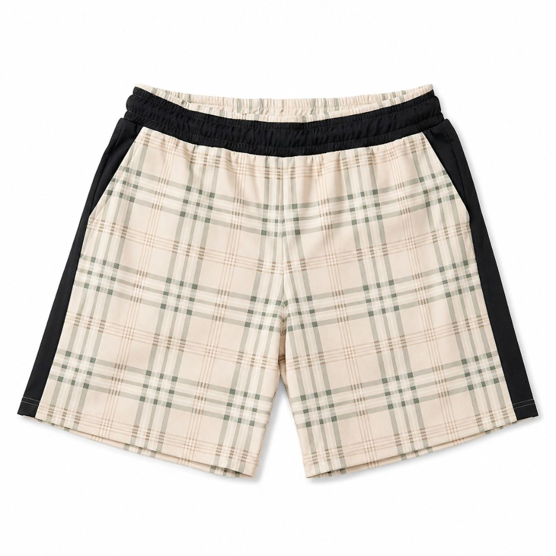 Casual Elastic Waist Drawstring Sports Shorts
