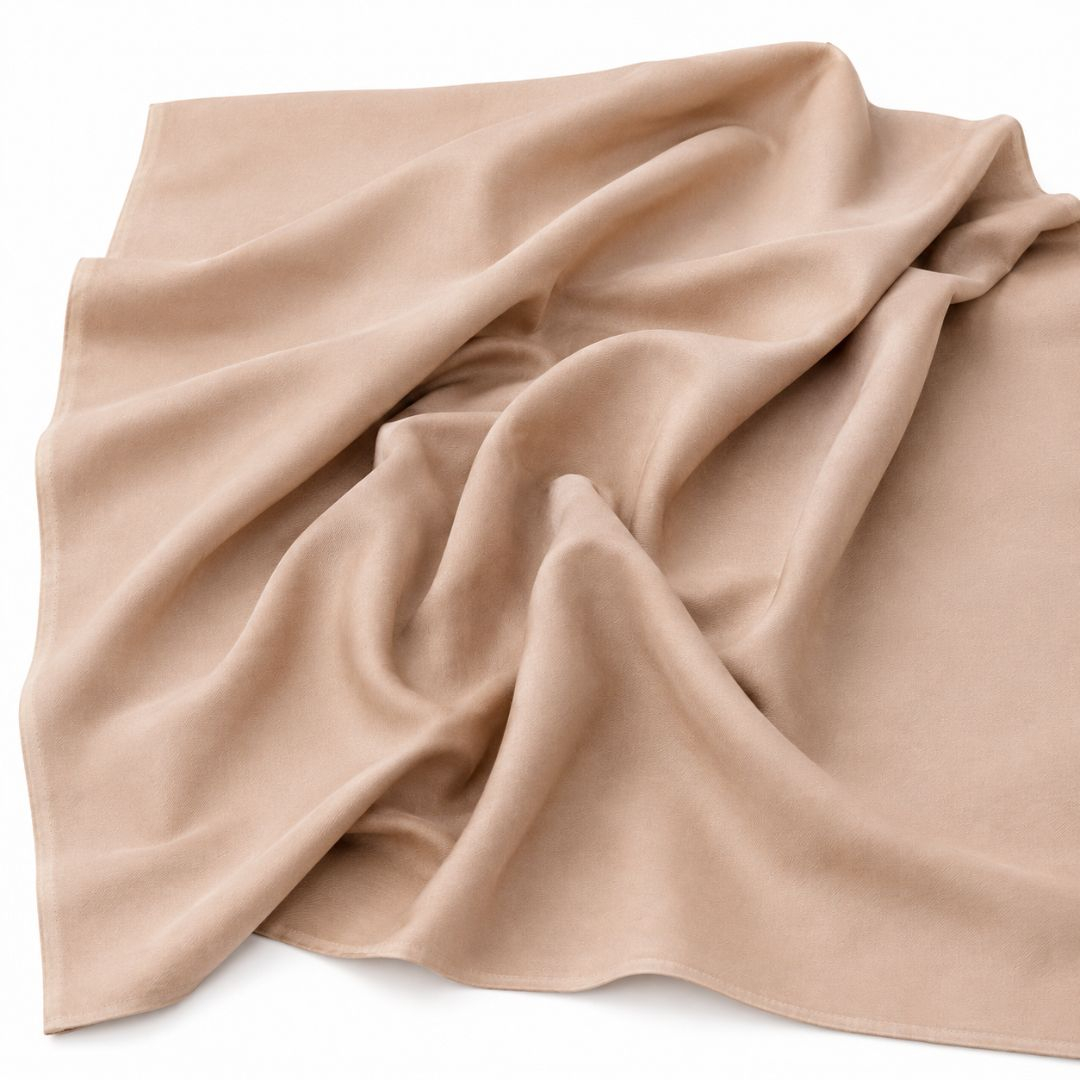 Jonkoso Sand Beige Luxe MultiPurpose Twill Fabric for Fashion & Tailoring