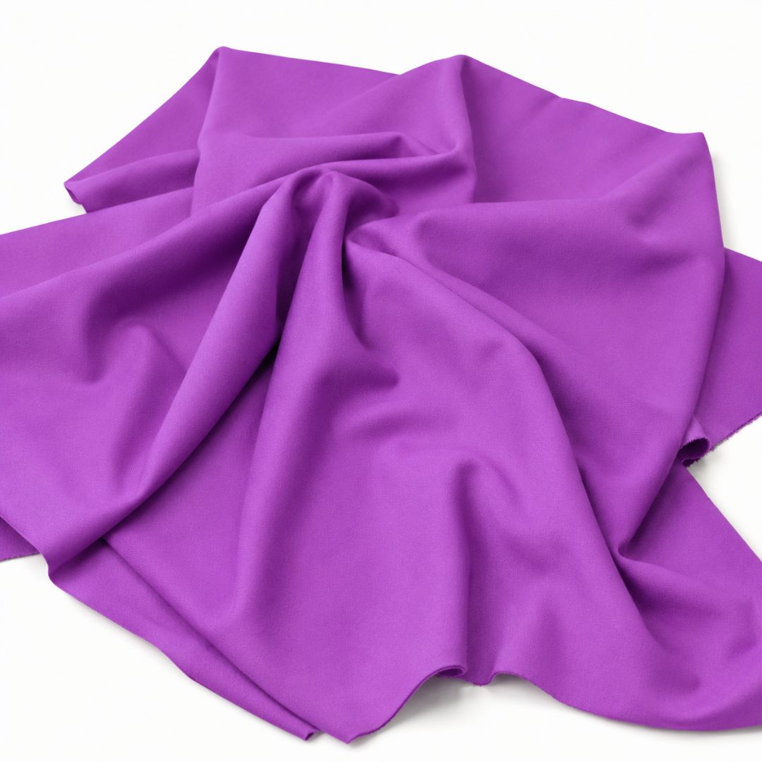 Premium Orchid Purple Twill Fabric