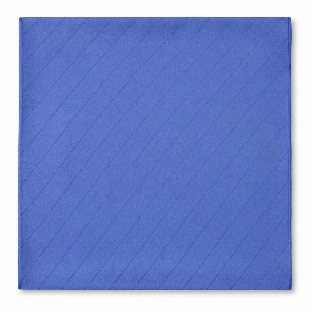 Azure Stripe Senator Fabric