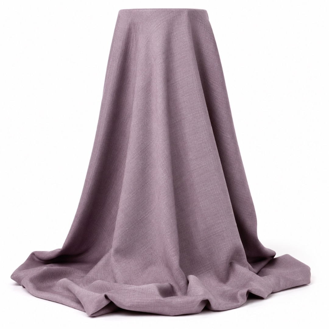 Premium Charcoal Grey Textured Stock Fabric Material