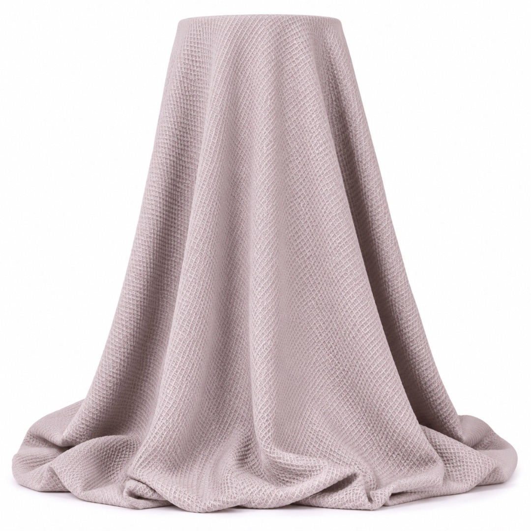 Premium Dusty Rose Diamond Jacquard Stock Fabric Material