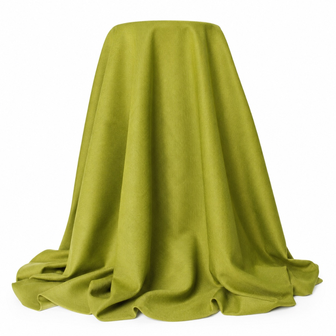 Premium Seven Star Cashmere Fabric    Lime Green