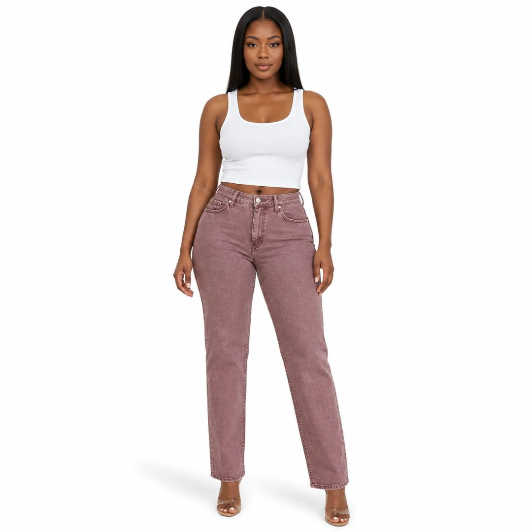 Premium Denim Straight Leg Jeans