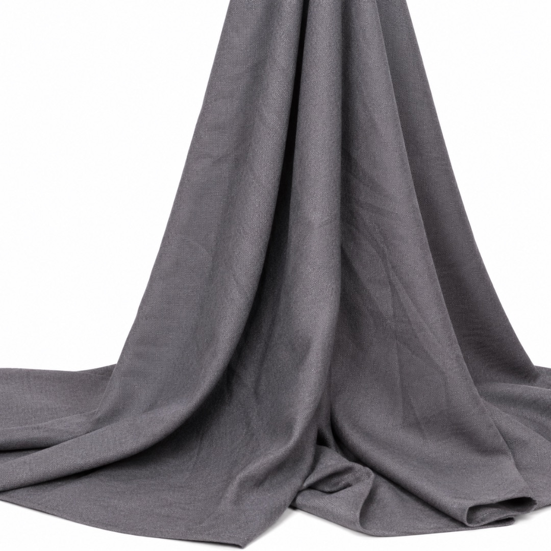 Premium Birdseye Stock Suiting Fabric    Charcoal Grey