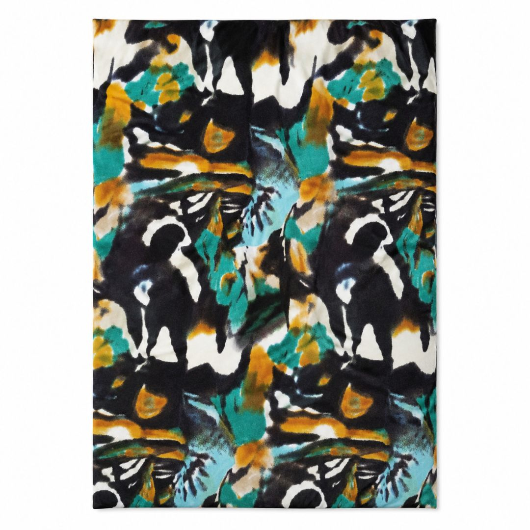 Vintage Floral Print Fabric