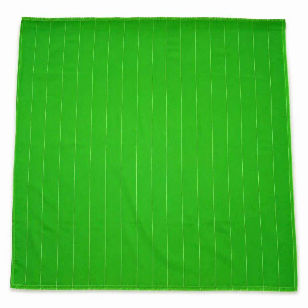 Green Italian pigal Pinstripe Senator Fabric