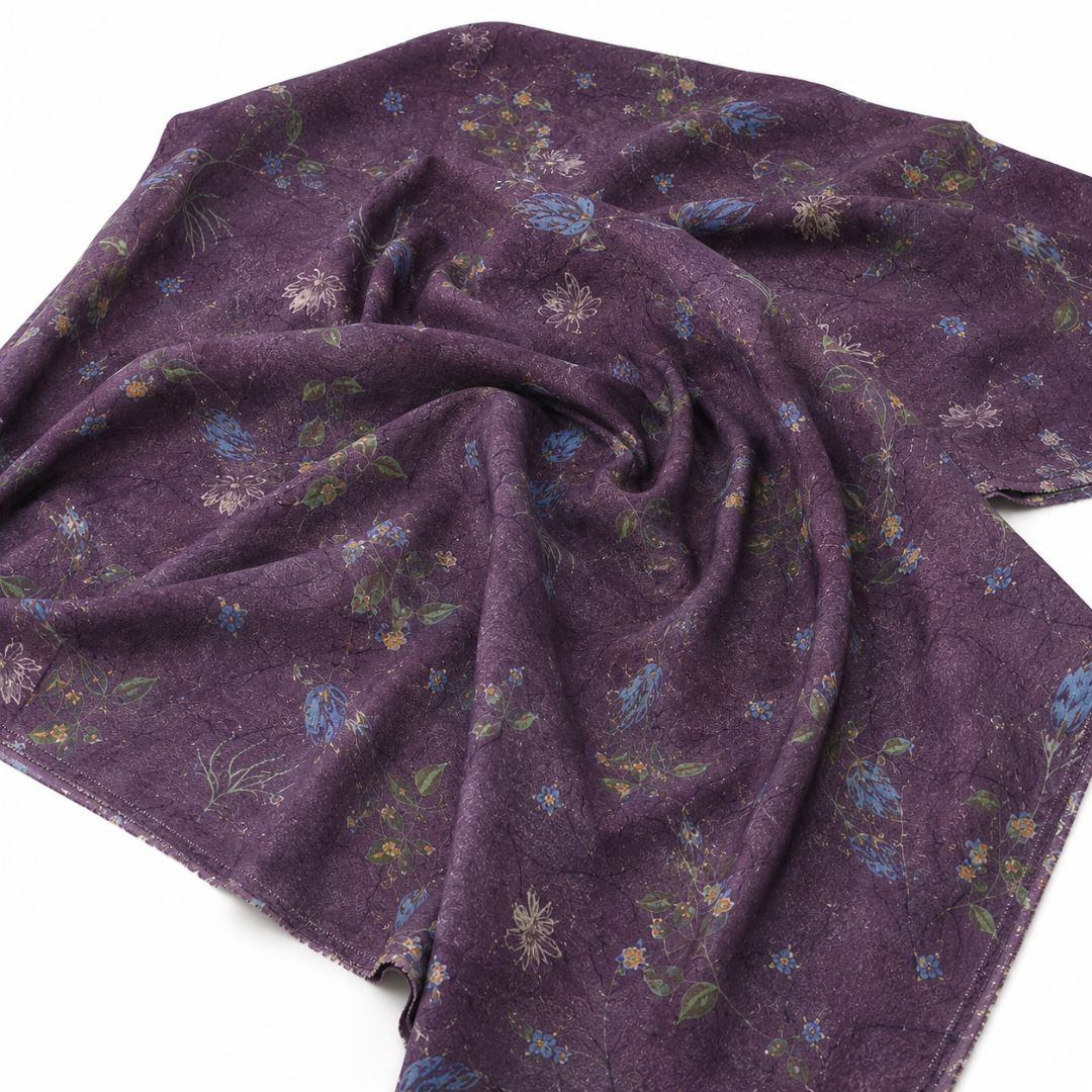 Midnight Bloom Floral Fabric
