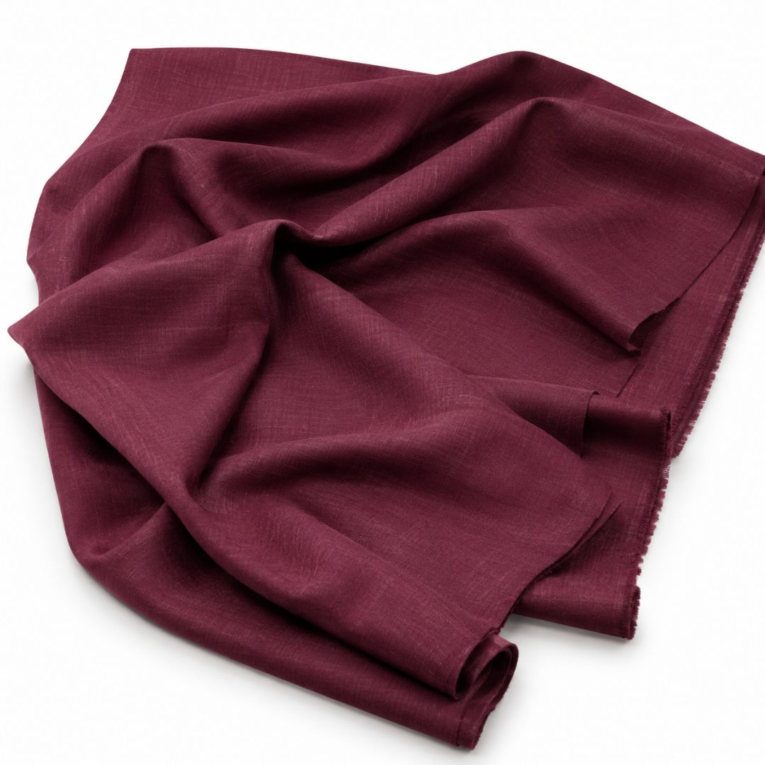 Burgundy Lace Fabric Roll