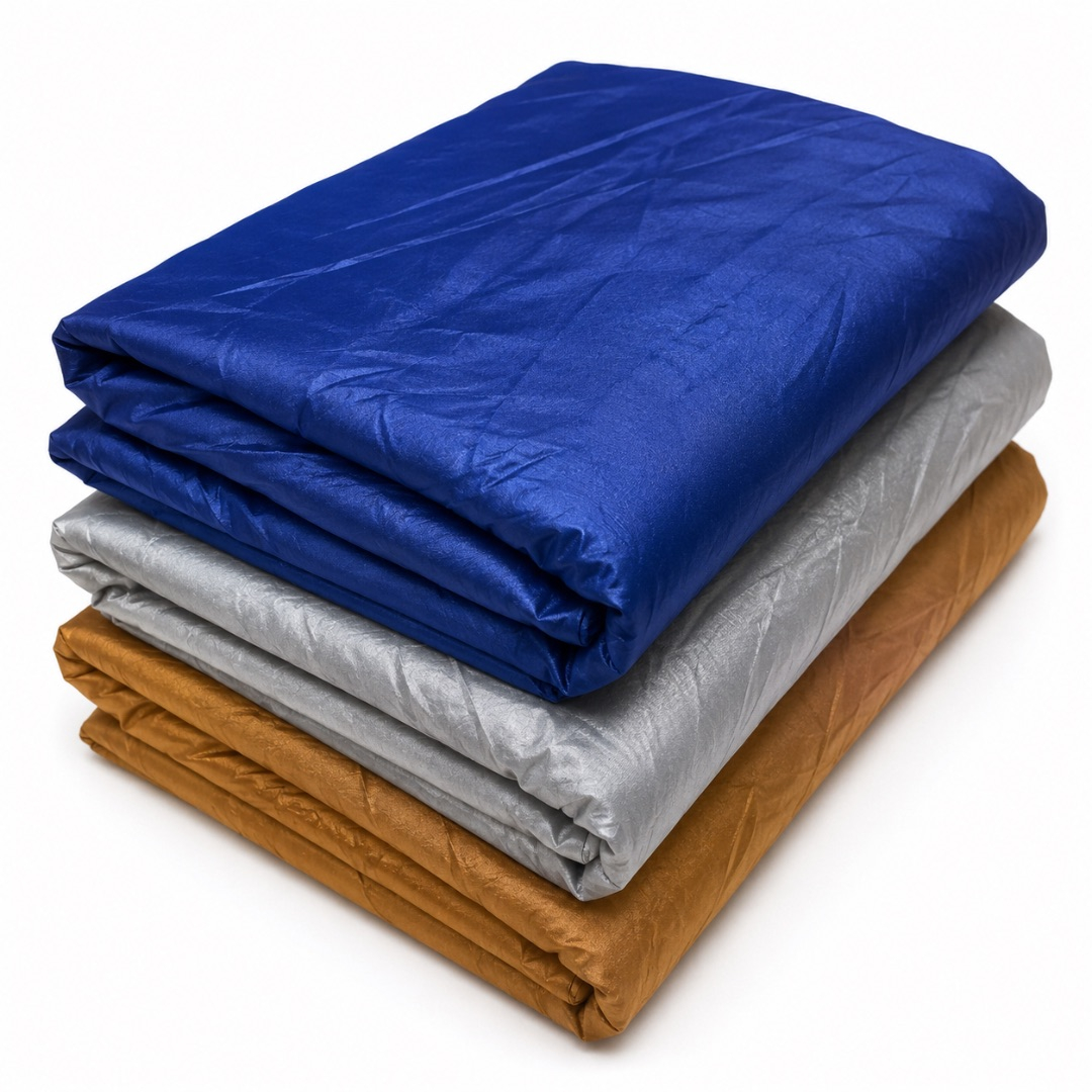 Premium Bedding Fabric    Plain Crinkle Finish